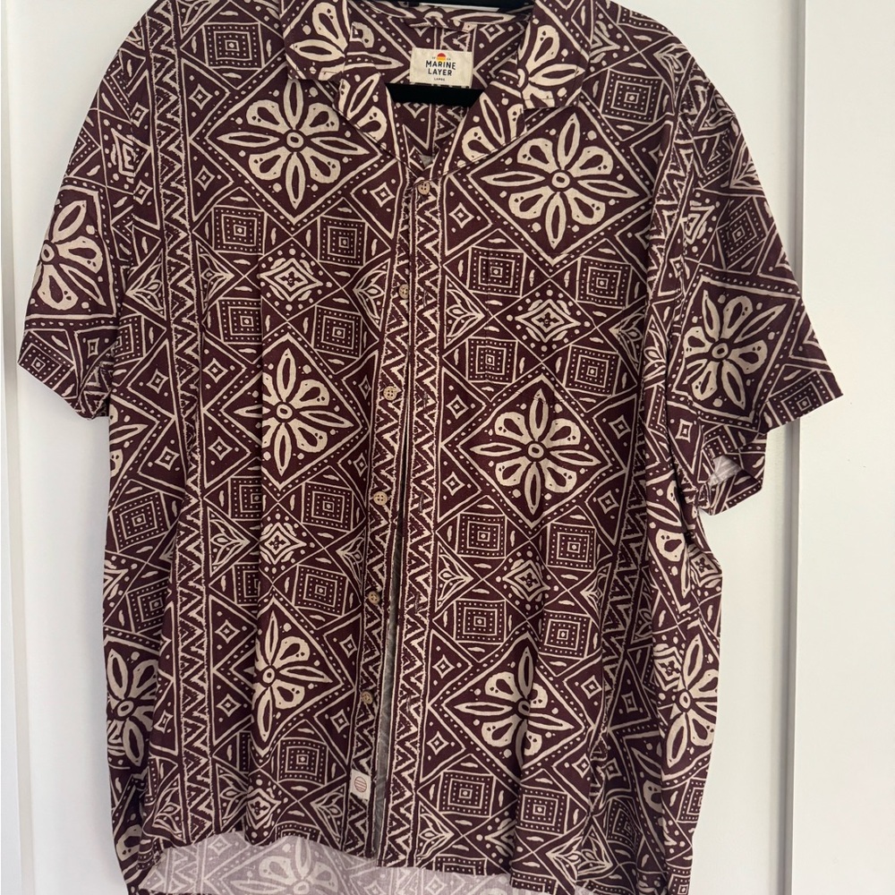 Worn 1x Marine Layer Men's Linen Shirt
